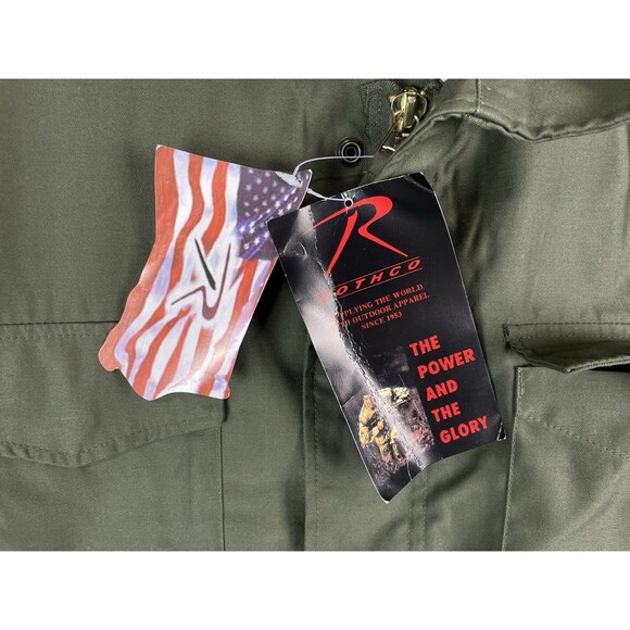 Rothco Men Medium M65 Field Jacket Ultra Force Olive Drab Army Tactical USA NEW - Picture 11 of 16